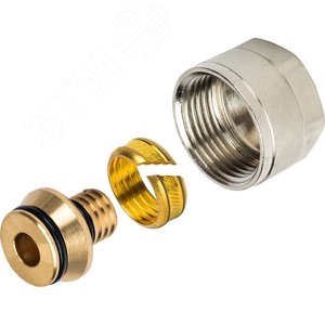 Фитинг компрессионный для PEX труб 16x2.0x3/4 - STOUT