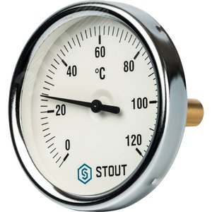 Термометр Dn 80 гильза 50 мм 1/2 - STOUT