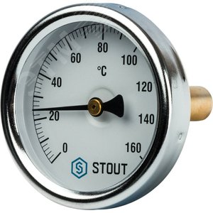 Термометр Dn 63 гильза 50 мм 1/ 2 - STOUT