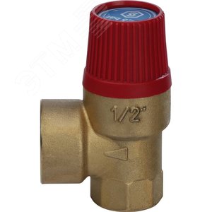 Клапан предохранительный 25x1/2' для систем отопления 2.5бар, Kvs=0.57м3/ч - фото 2