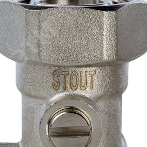 Узел ниж/подкл 1-труб STOUT угловой 3/4 - фото 8