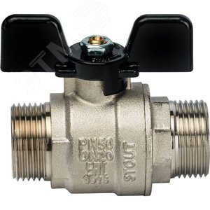 Кран шаровой 3/4' НН ручка бабочка 4