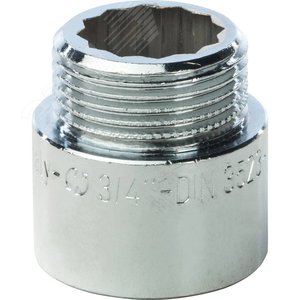 Удлинитель НВ 3/4'x20 мм, хромированный - STOUT