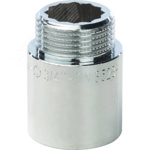 Удлинитель НВ 3/4'x30 мм, хромированный - STOUT