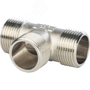 Тройник ННН 1/2'х1/2'х1/2' никелированный - STOUT