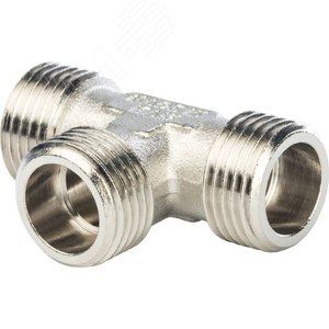Тройник ННН 3/4'х3/4'х3/4' никелированный - STOUT