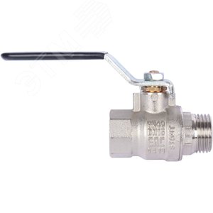 Кран шаровой стандартнопроходной 1/2' ВН ручка рычаг 4