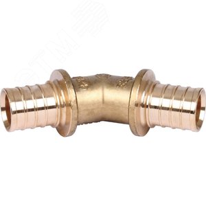 Угольник 32 45 град. аксиальный, латунь