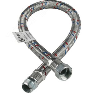 Подводка гибкая для воды 3/4' ВН длина 80 см - STOUT