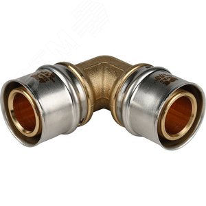 Угольник 32 90 град., пресс, для металлопластиковых труб - STOUT