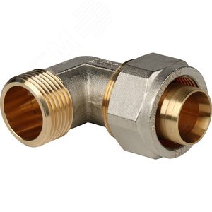 Угольник НР 1'x32 переходной, для металлопластиковых труб винтовой - STOUT