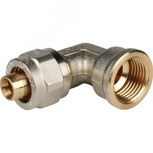 Угольник ВР 1/2'x16 переходной, для металлопластиковых труб винтовой - STOUT