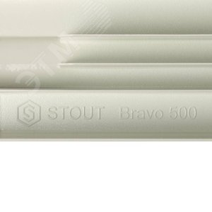 Радиатор алюминиевый секционный 500/80/4 боковое подключение - фото 11