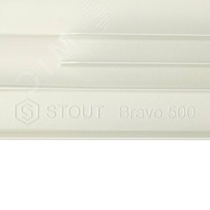 Радиатор алюминиевый секционный 500/80/8 боковое подключение - фото 8