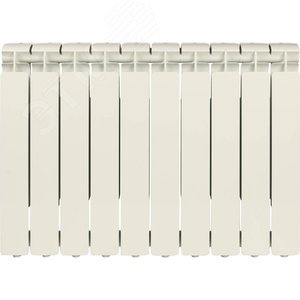 Радиатор алюминиевый секционный 500/80/10 боковое подключение - фото 2