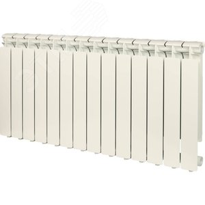 Радиатор алюминиевый секционный 500/80/14 боковое подключение - STOUT