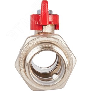 Кран шаровой со сгоном 1' ВН ручка бабочка (EPDM) 6