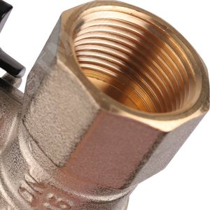 Кран шаровой с накидной гайкой 3/4‘ x 3/4‘  ВР/накидная гайка ручка бабочка (SVB-0009-000020) 8