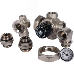 Узел насосно-смесительный с термостатическим клапаном Grundfos UPSO 25-65 130 (SDG-0120-001002) - фото 13