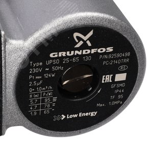 Узел насосно-смесительный с термостатическим клапаном Grundfos UPSO 25-65 130 (SDG-0120-001002) - фото 7