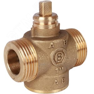 Клапан компактный 2-ходовой зональный клапан, сервопривод 230V, с кабелем 1м, НР 1' - фото 5