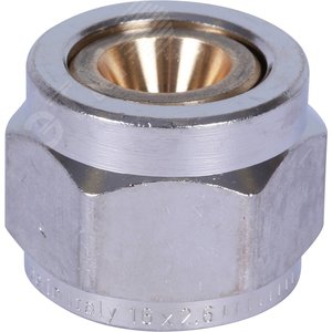 Фитинг компрессионный для труб PEX-AL-PEX 16х2,6х /2 - фото 4