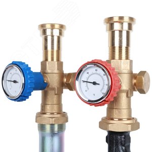 Группа насосная с теплообменником 28 пластин,с насосом Grundfos UPSO 25-65 в теплоизоляции - фото 10