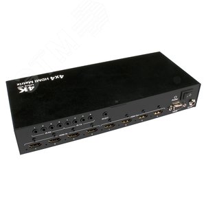 Коммутатор профессиональный матричный HDMI v1.4(4вх/4вых),3D, до 1080p/60Гц/48бит и 4Kx2K/30Гц, 2/5.1/7.1CH-PCM/DTS/DOLBY/HD (MX-Hi404/1) - OSNOVO