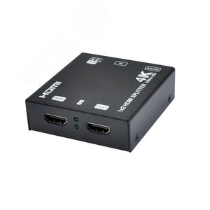 Разветвитель HDMI (1вход/2выхода). Разрешение до 1080p/36 бит (Deep Color) 4Kx2K (3840х2160/60Гц, YUV 420) (D-Hi102/1) - OSNOVO