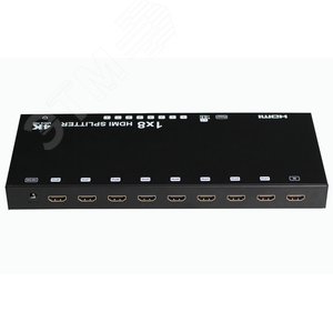 Разветвитель HDMI(1вх./8вых.). Разрешение до 1080p/36бит(Deep Color) и 4Kx2K(3840x2160/60Гц, YCbCr 420). Поддержка 3D и HDCP (D-Hi108/1) - фото 3