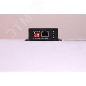 Удлинитель PoE 2хRJ45 10/100 Мб/с, IP30, до 400 м - фото 2