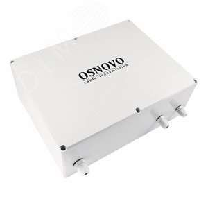 Медиаконвертер уличный PoE 1xRJ45 10/100/1000 Мб/с PoE (до 30В), 1xSFP, - OSNOVO