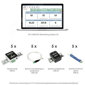 Комплект мониторинга 5-5-5 (Комплект мониторинга 5-5-5) - OSNOVO