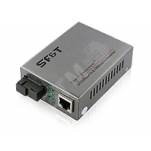 Медиаконвертер(коммутатор) оптический Fast Ethernet(неуправляемый). 2 медных порта, 1 оптический порт (SF-100-21S5b) - OSNOVO