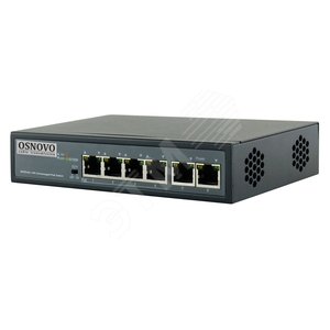 PoE коммутатор Fast Ethernet на 6 портов - OSNOVO