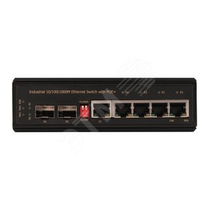 PoE коммутатор промышленный 6-портовый Gigabit Ethernet с питанием от 12V 4xGE с PoE + 1xGE SFP + 1xGE Combo. (SW-80412/IC(Booster)) - OSNOVO