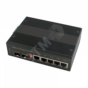 Промышленный Ultra PoE(60W) коммутатор Gigabit Ethernet на 6 портов - OSNOVO