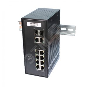 Промышленный PoE коммутатор Gigabit Ethernet на 10 портов - OSNOVO
