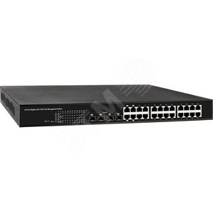 Коммутатор PoE управляемый Gigabit Ethernet на 24 порта 20хGE (10/100/1000 Base-T) 4xGE (10/100/1000 Base-T) Combo Uplink (SW-82044/MB) - OSNOVO