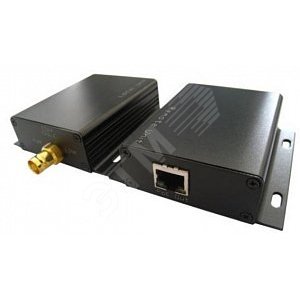 Удлинитель Ethernet с передачей питания PoE по коаксиальному кабелю(передатчик+приёмник) расстояние передачи до 250м (TA-IPPoE+RA-IPPoE) - OSNOVO