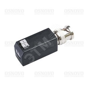 Приемопередатчик пассивный HDCVI/HDTVI/AHD по витой паре UTP Cat 5/5E/6 до 300м(720р)/200м(1080р) (TP-H/1) - OSNOVO