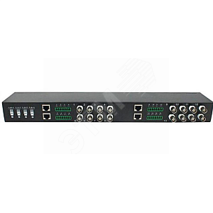 Пассивный 16-канальный приёмопередатчик HDCVI/HDTVI/AHD по витой паре CAT5e/6 до 250м - OSNOVO