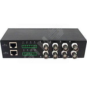 Пассивный 8-канальный приёмопередатчик HDCVI/HDTVI/AHD по витой паре CAT5e/6 до 250м - OSNOVO