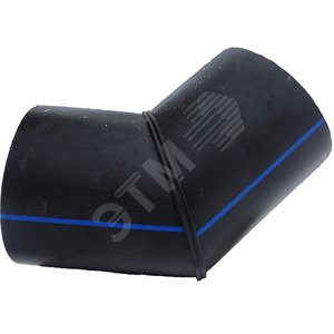 Отвод сварной 2-сегментный SDR17 d110 45 градусов