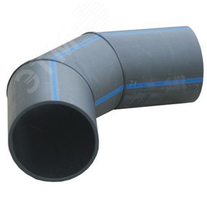 Отвод сварной 3-сегментный SDR17 d315 90 градусов (ot3-315-90-17) - СПФ