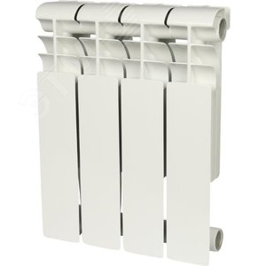 Радиатор алюминиевый Profi 350 4 секции RAL9016 (86620) - Rommer
