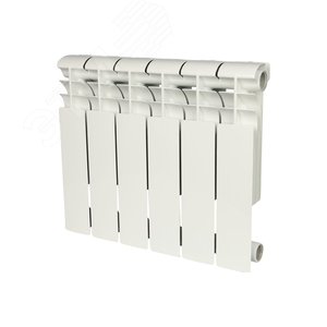 Радиатор алюминиевый ROMMER Profi 350 6 секций белый - Rommer