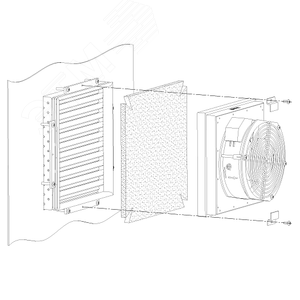Материал фильтрующий G4 для ВТШ-70 и ФТШ-70, 2 шт - Тахион-климат