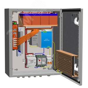 Узел коммутационный 8хPoE, 2хSFP, 300 Вт, АС 230В, 50 Гц IP66, 400х500х210 мм - Тахион-климат