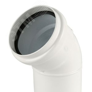 Отвод 45град. алюминиевый эмалированный d 80 мм - BAXI